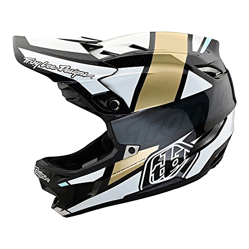 Troy Lee Designs D4 Carbon Full Face Mountain Bike Helmet Youth  (Gold)