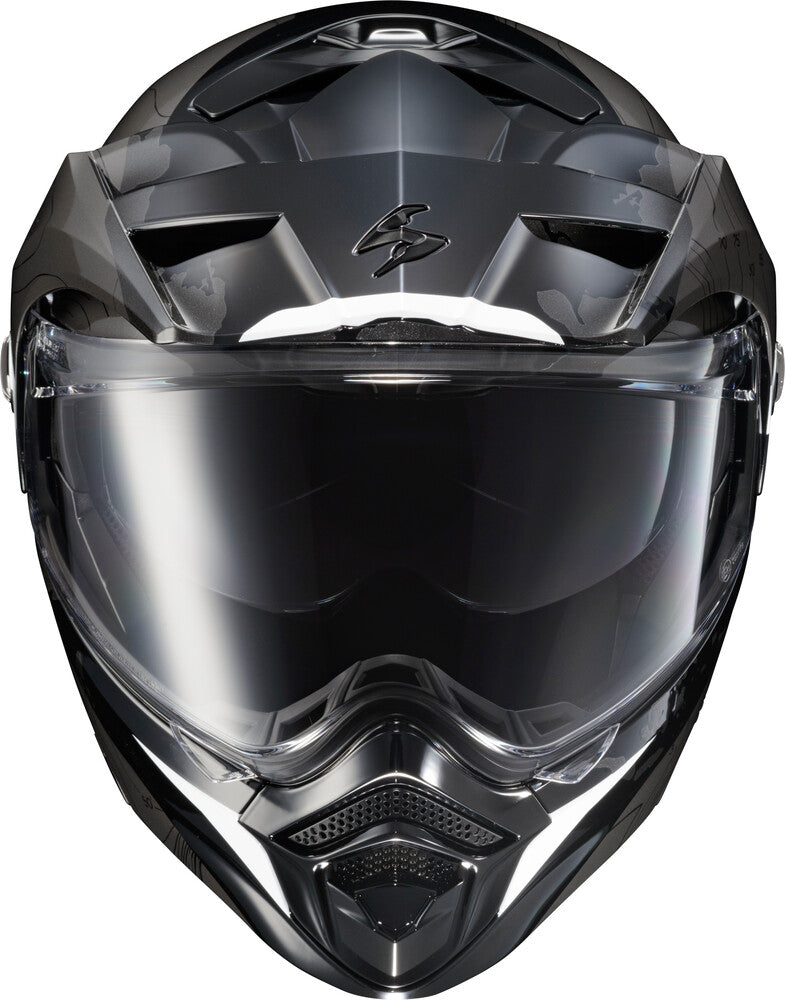 ScorpionEXO AT960 Modular Adventure Street Helmet (Topographic Black/White)