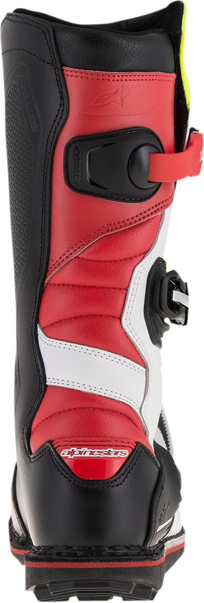 Alpinestars Tech T Motocross Boots (White/Red/Yellow/Black) Size 7