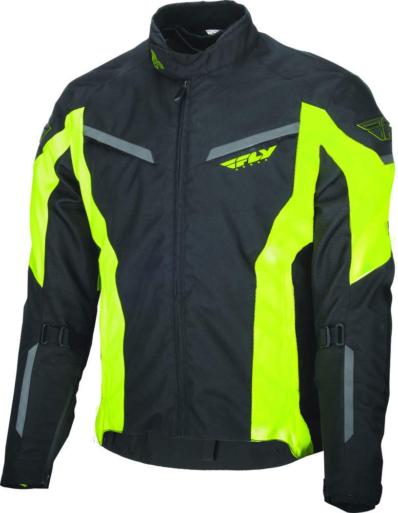 Fly Racing Strata Motorcycle Jacket (HI-VIS/Black)