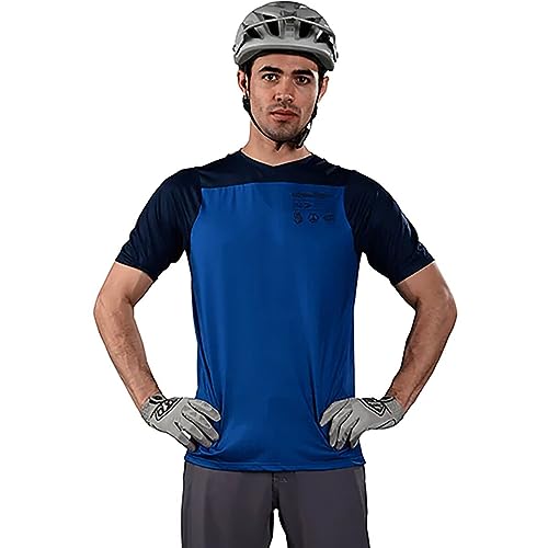 Troy Lee Designs Skyline Short-Sleeve Jersey - Men's True Blue, M