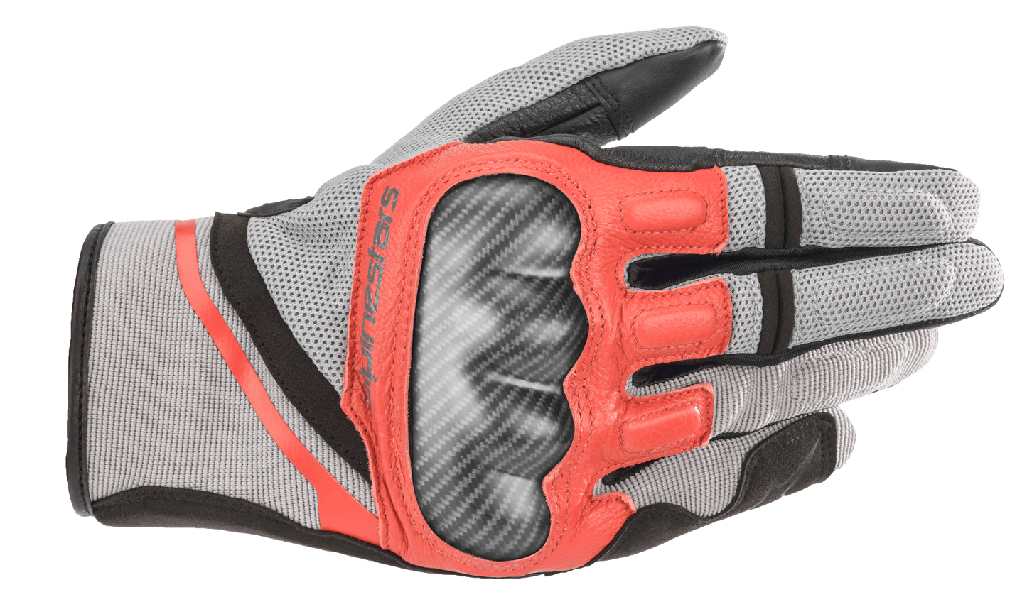 Alpinestars Chrome Gloves (Gray / Black / Red)