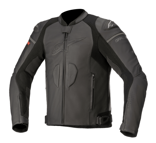 Alpinestars GP Plus R V3 Rideknit® Leather Jacket (Black / Black)