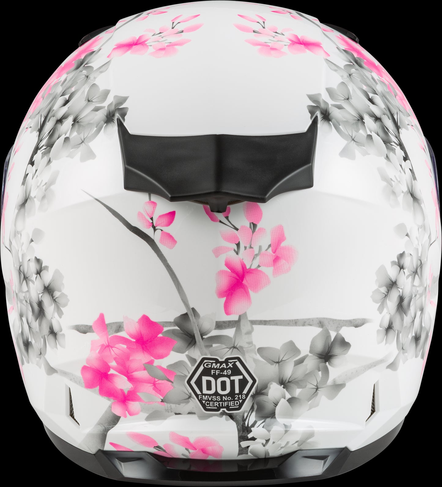 GMAX FF-49S Blossom Snow Helmet (White/Pink/Grey) - XL