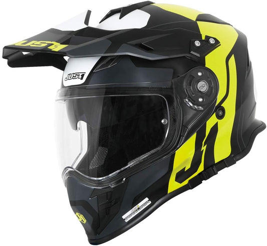 JUST 1 J34 Pro Tour MX Helmet (Pro Tour Yellow/Matte Black)