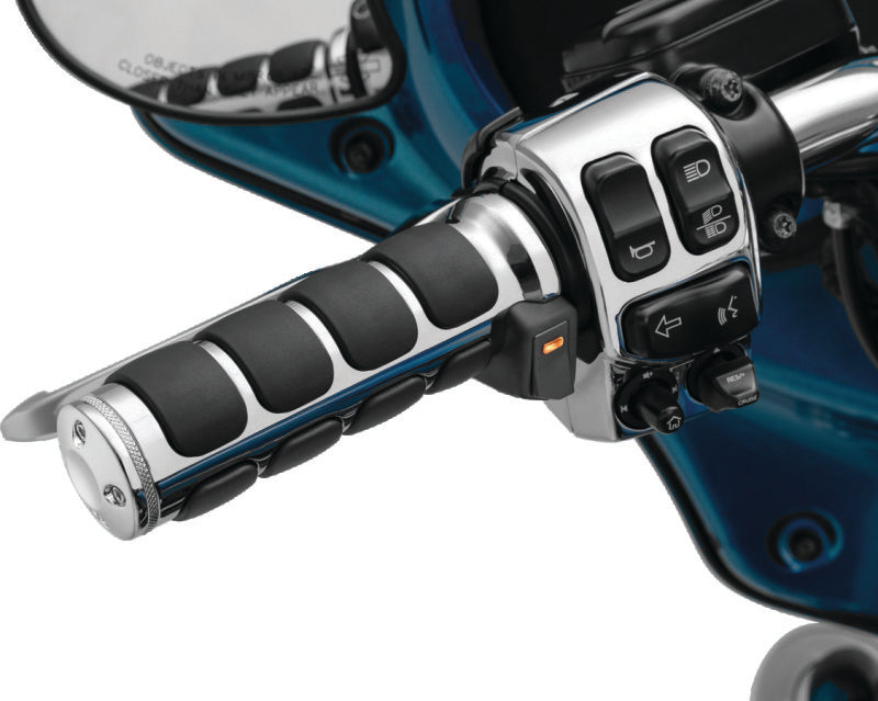 Kuryakyn Heated ISO Grips Throttle-By-Wire Chrome