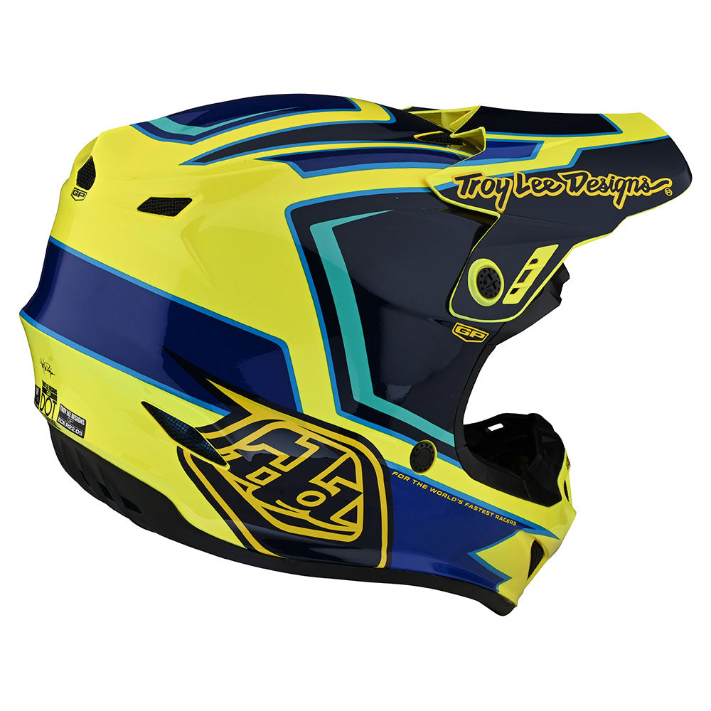 Troy Lee Designs GP Overload Adult Motocross Helmet (Yellow)