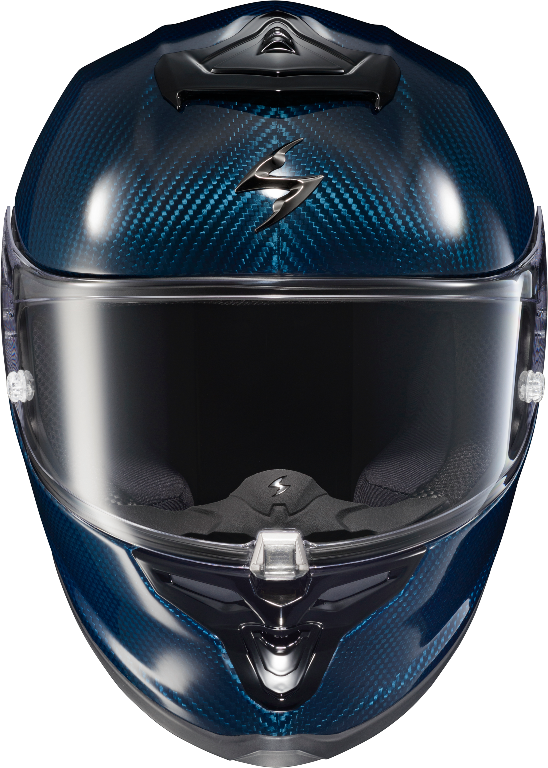 Scorpion EXO R1 Air Full Face Helmet Carbon Blue XS