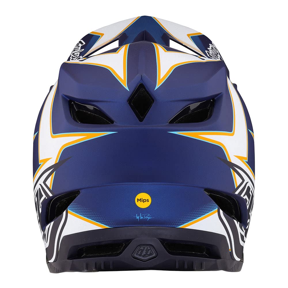 Troy Lee Designs D4 Composite Matrix Full Face Mountain Bike Helmet (Blue)