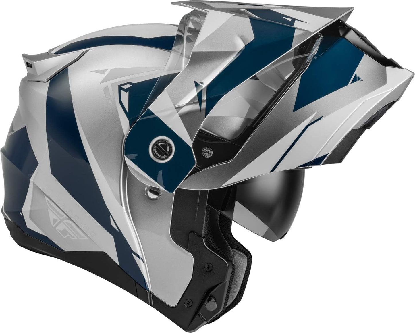 Fly Racing Odyssey Summit Street Motorcycle Helmet (Navy/Grey/White)