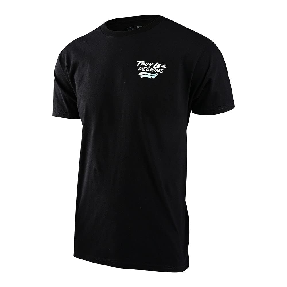 Troy Lee Designs Feathers T-Shirt (Black) - Small