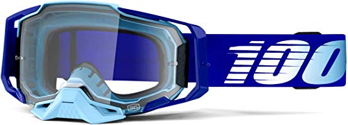 100% ARMEGA Premium Protective Goggle (Royal - Clear Lens)