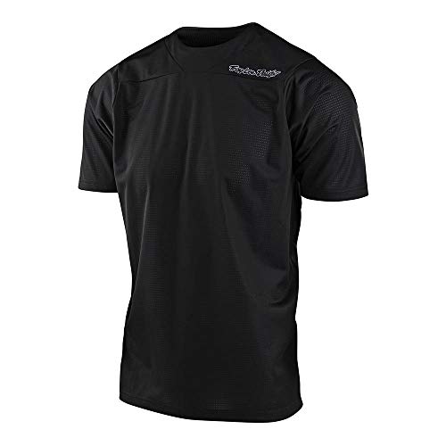 Troy Lee Designs Skyline SS Jersey, Solid Black, Large