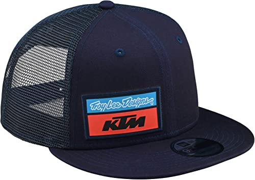 Troy Lee Designs Men's TLD KTM Team Stock Snapback Adjustable Hats,One Size,Navy