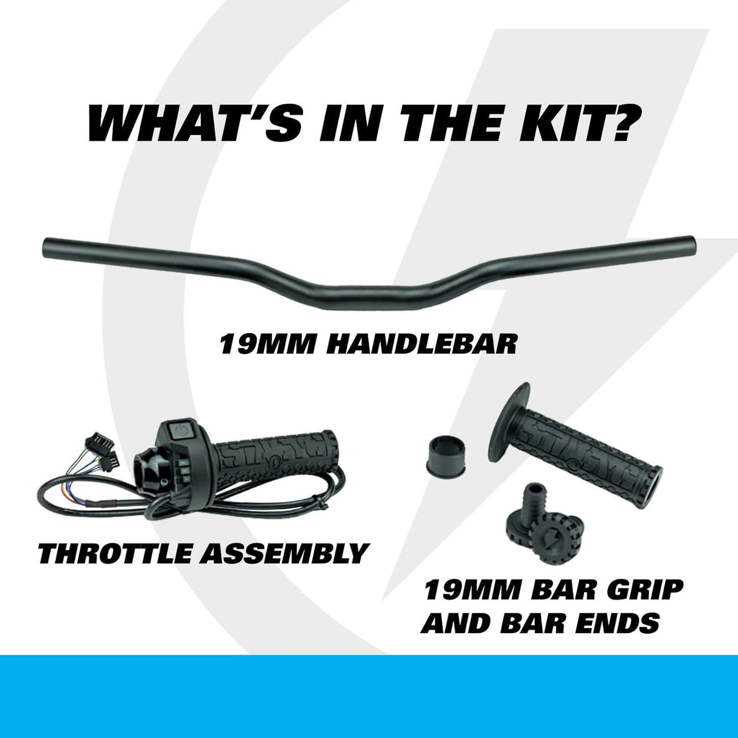 STACYC 19mm Handlebar Conversion Kit (25.4mm)