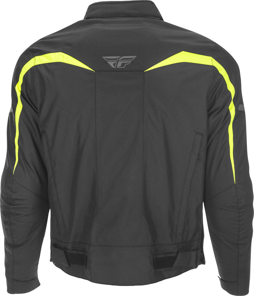 Fly Racing Butane Motorcycle Jacket (Black/HI-VIS)